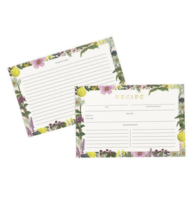 Herb Garden Recipe Card Set