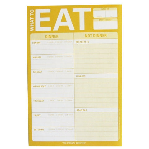 What To Eat Meal Planner