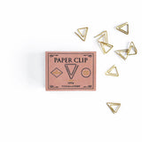 Triangle Brass Paper Clips