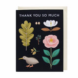 Kiwi Botanical Thank You Card