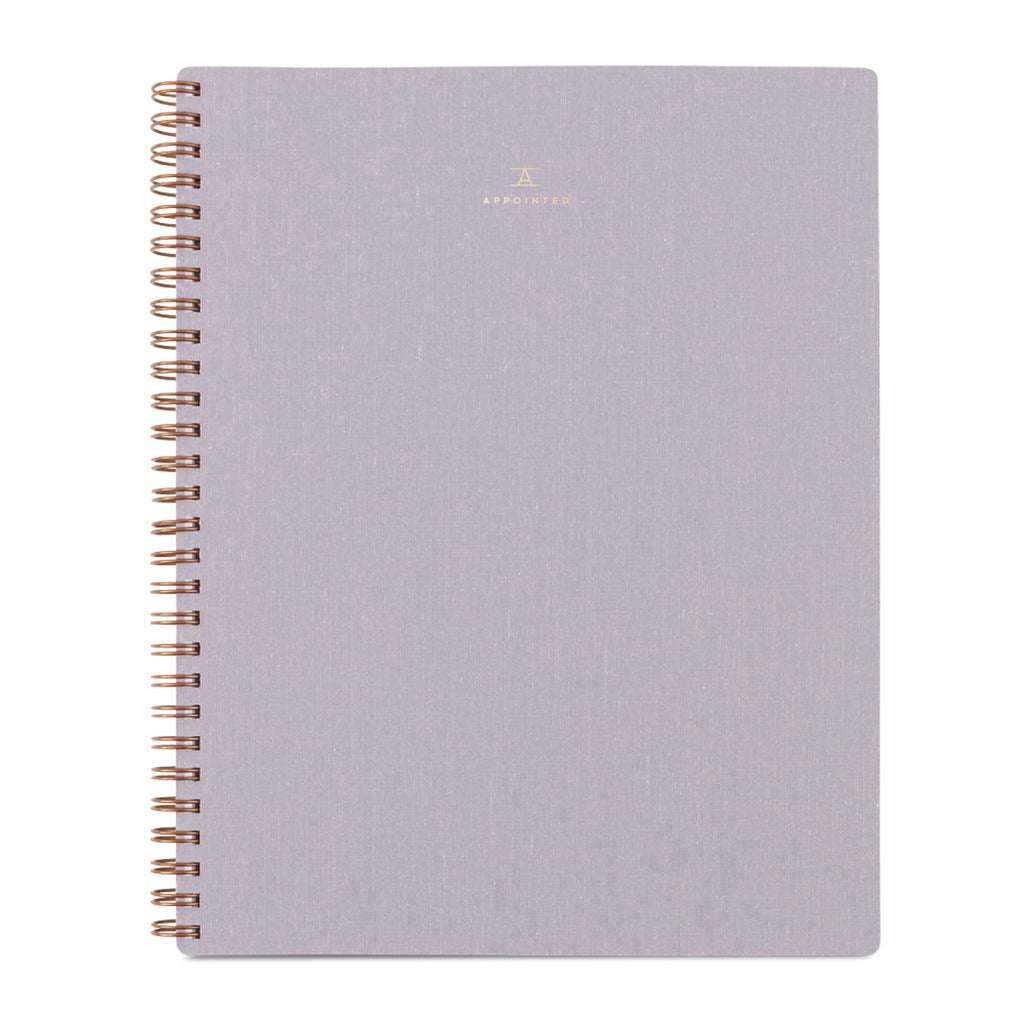 Lavender Grey Linen Notebook – The Paper Company India