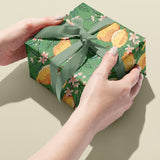 Lemons / Camellias Double-Sided Wrapping Sheets