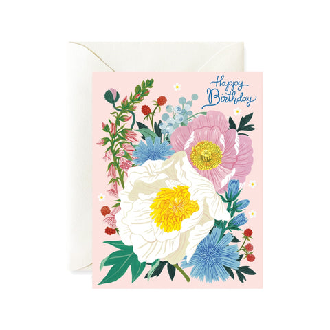 Lush Flora Birthday Card