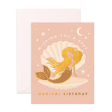 Magical Mermaid Birthday Card