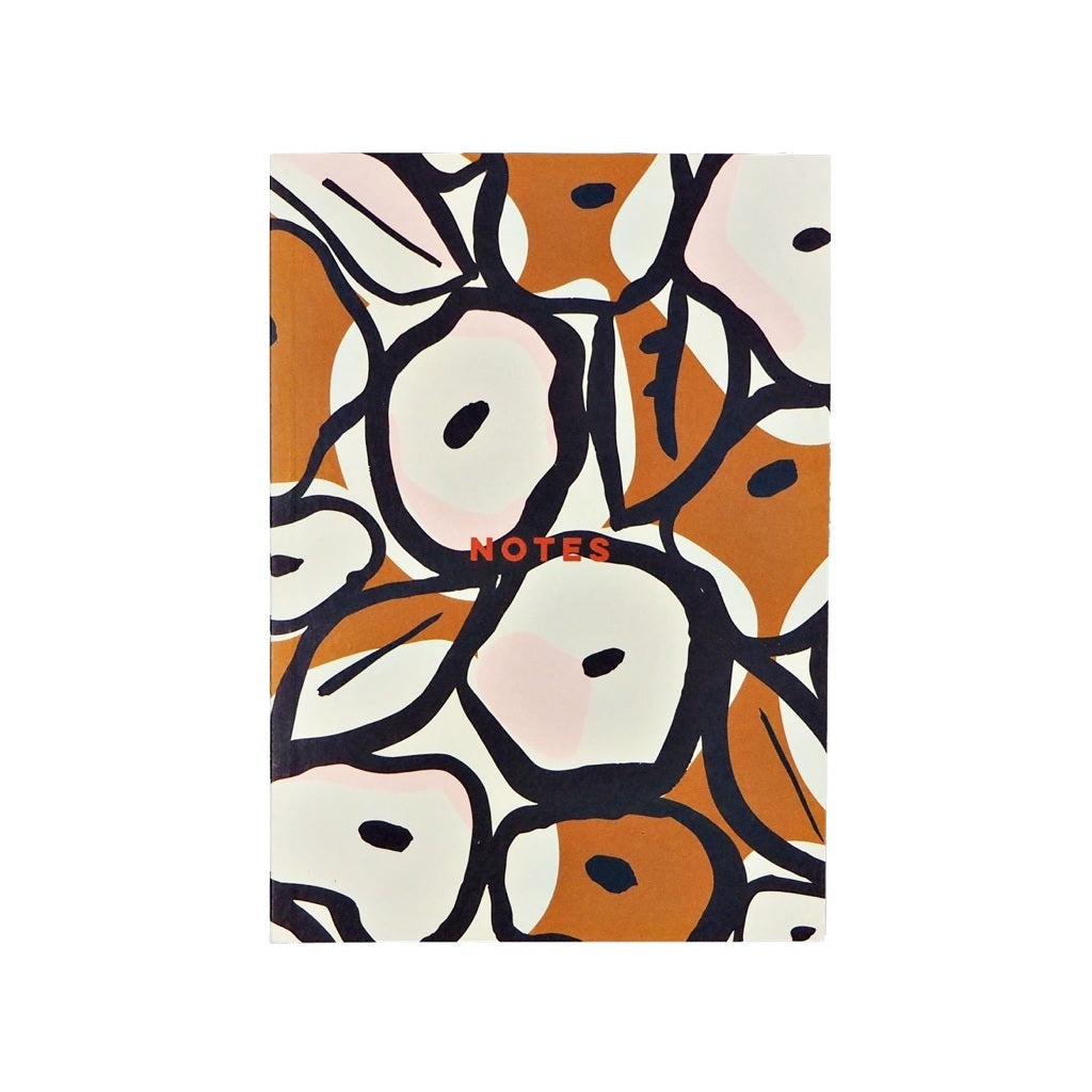 The Inky Notebook Mustard Inky Flowers Notebook – The Paper Company India