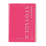 Neon Pink Storage Notebook