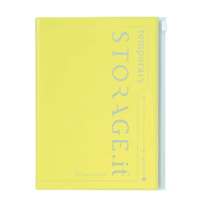 Neon Yellow Storage Notebook
