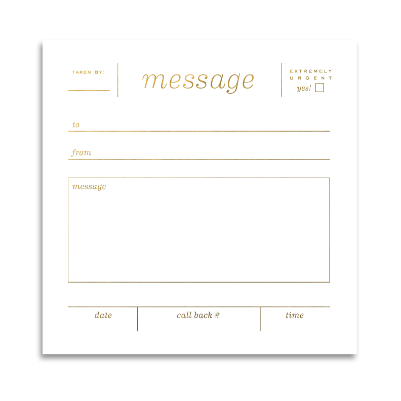 Message Notepad – The Paper Company India