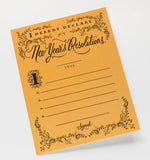 New Year's Resolutions Card