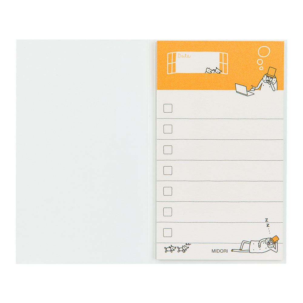 Checkbox Sticky Notes Ojisan Orange Checkbox Sticky – The Paper Company India