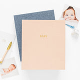 Pale Pink Baby Book