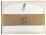 Pineapple Stationery Set