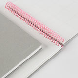 Pink & Grey Spiral Notebook