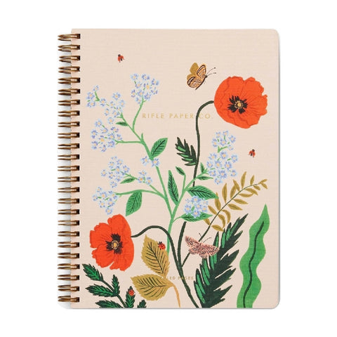Poppy Botanical Notebook