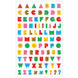 Retro Alphabet Stickers