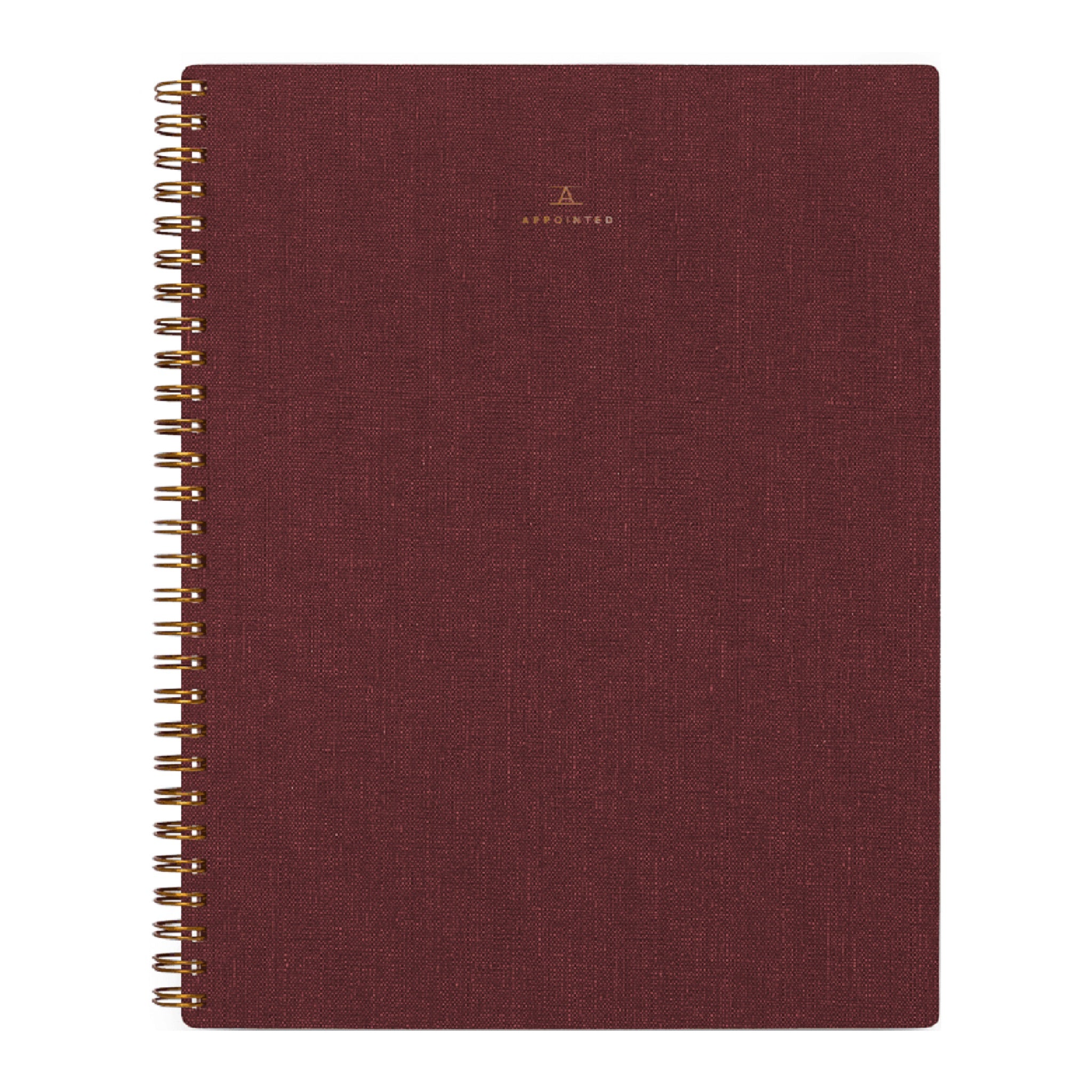 Red Linen Notebook Rhubarb Linen Ruled Notebook – The Paper Company India