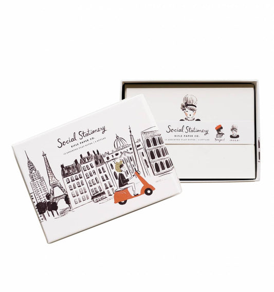 Global Greetings Social Stationery Set