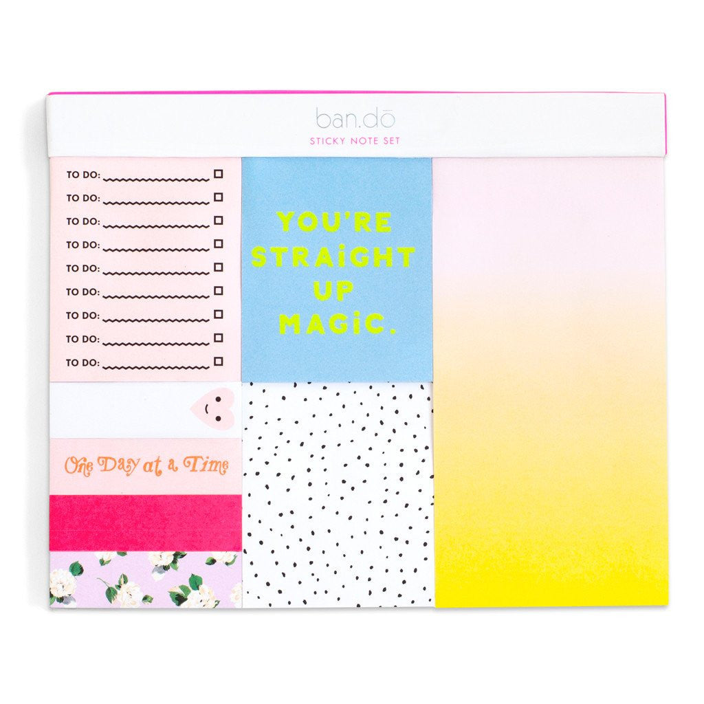 Straight Up Magic Sticky Note Set