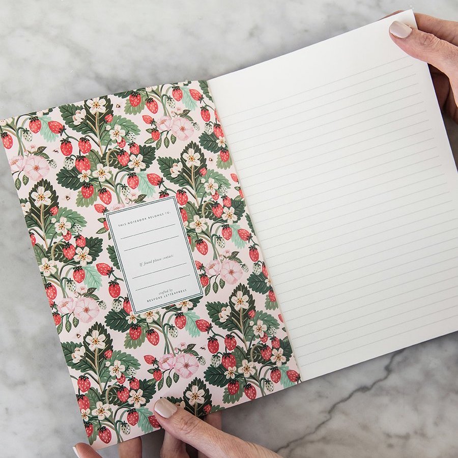 Strawberries Notebook The Paper Company India