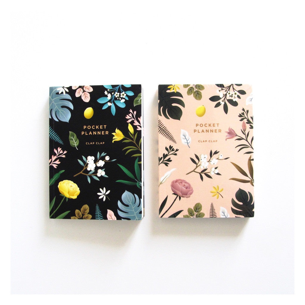 Pink Botanical Pocket Planner