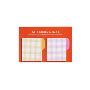 Warm Grid Sticky Memos