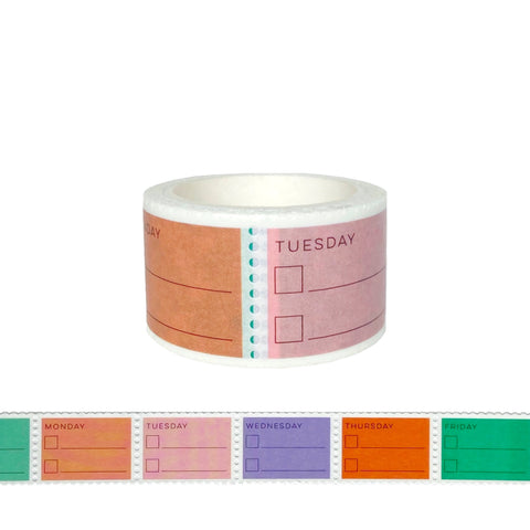 Weekly To Do Stamp Washi Tape – The Paper Company India
