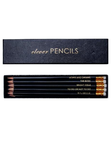 Navy Clever Pencil Set